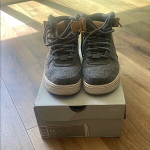 Nike Gray High-Top Sneakers